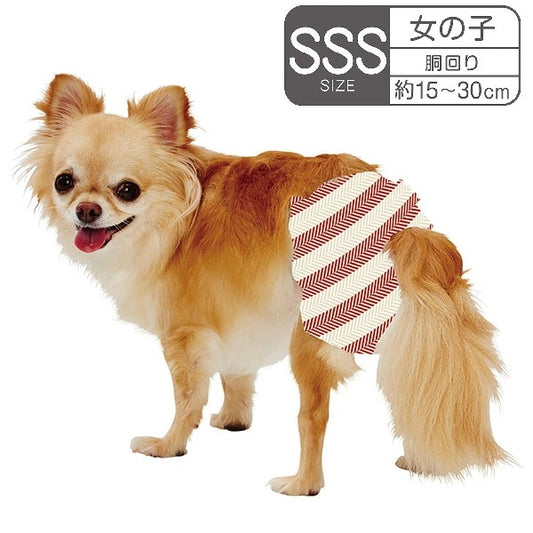 <a href="https://www.qoo10.jp/gmkt.inc/Search/brand.aspx?brandno=66334" target="_blank" class="title_brand" id="btn_brand" title="ペティオ">ペティオ</a>犬用オムツ frais フレス たっぷり吸収するエチケットパンツ 女の子用おむつ SSS 20枚 ミニ犬 短毛犬長毛犬 シーツ エチケットウェア Petio W27228