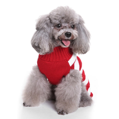 2023年新作入荷　ペット服 犬　服　Tシャツ ドッグウェア犬セーターペットクリスマスセーターニットハイネックペット服セーター犬セーター