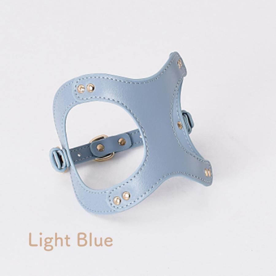胴輪 PU レザー ハーネス ペット 八の字 小型犬 リード 犬 柔らかい おしゃれ ウォータープルーフ メガネ型 猫 中型犬