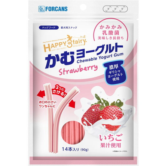 ForCans ハッピースリーフェアリー かむヨーグルト イチゴ 14個入