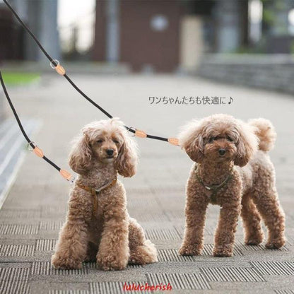 リード 犬 ハンズフリー 犬と一緒にランニング ジョギング 腰に巻ける 肩掛け ポール留め 便利 長め マルチ パラトコード ペット用品