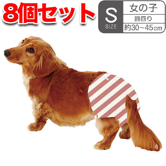<a href="https://www.qoo10.jp/gmkt.inc/Search/brand.aspx?brandno=66334" target="_blank" class="title_brand" id="btn_brand" title="ペティオ">ペティオ</a>犬用オムツ frais フレス たっぷり吸収するエチケットパンツ 女の子用おむつ S 16枚 ケース販売 小型犬 短毛犬長毛犬 シーツ エチケットウェア Petio W74580