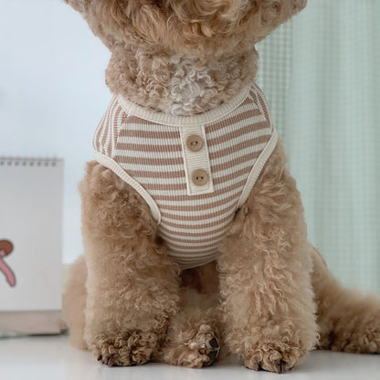 ペット服 ストライプベスト テディ ビションフリーゼ ポメラニアン 小型犬＆中型犬 キャット＆ドッグウェア 犬 服 犬の服 犬 洋服 犬の服夏 犬洋服