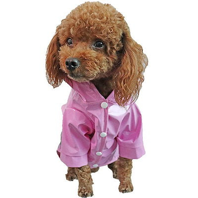 犬 レインコート レインウェア 小型犬 中型犬 子犬 ドッグウェア 夜間反射 雨具 人気沸騰 カッパ 犬服 フード付き 透明 雨の日 防水 梅雨対策 リング付き