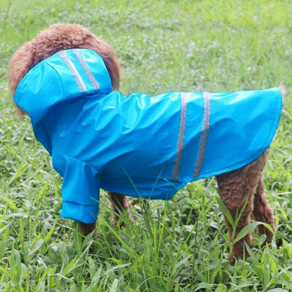 犬 レインコート レインウェア 小型犬 中型犬 子犬 ドッグウェア 夜間反射 雨具 人気沸騰 カッパ 犬服 フード付き 透明 雨の日 防水 梅雨対策 リング付き