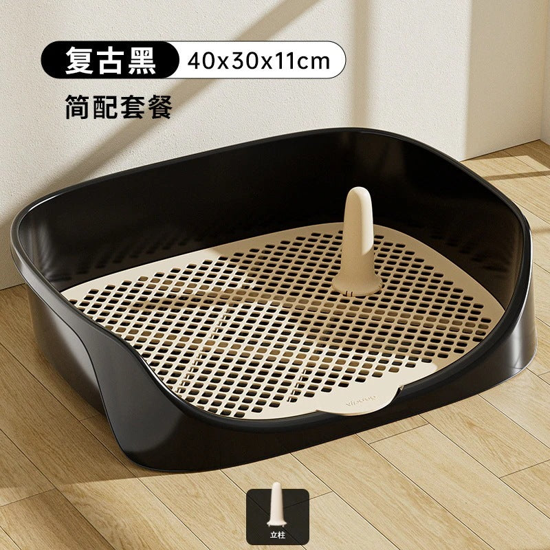 犬 トイレトレー 犬 トイレ ワイド 保護掃除が簡単 ペットトイレ トレーニングトイレ メッシュトレ メッシュトレー 犬トイレトレー 柱付き 訓練しやすい 飛び散