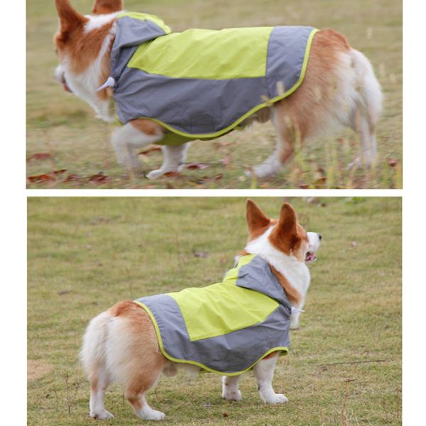犬用 レインコート ポンチョ 中型犬 大型犬 ドッグウェア かわいい ペット 服 ウェア 雨具 防水