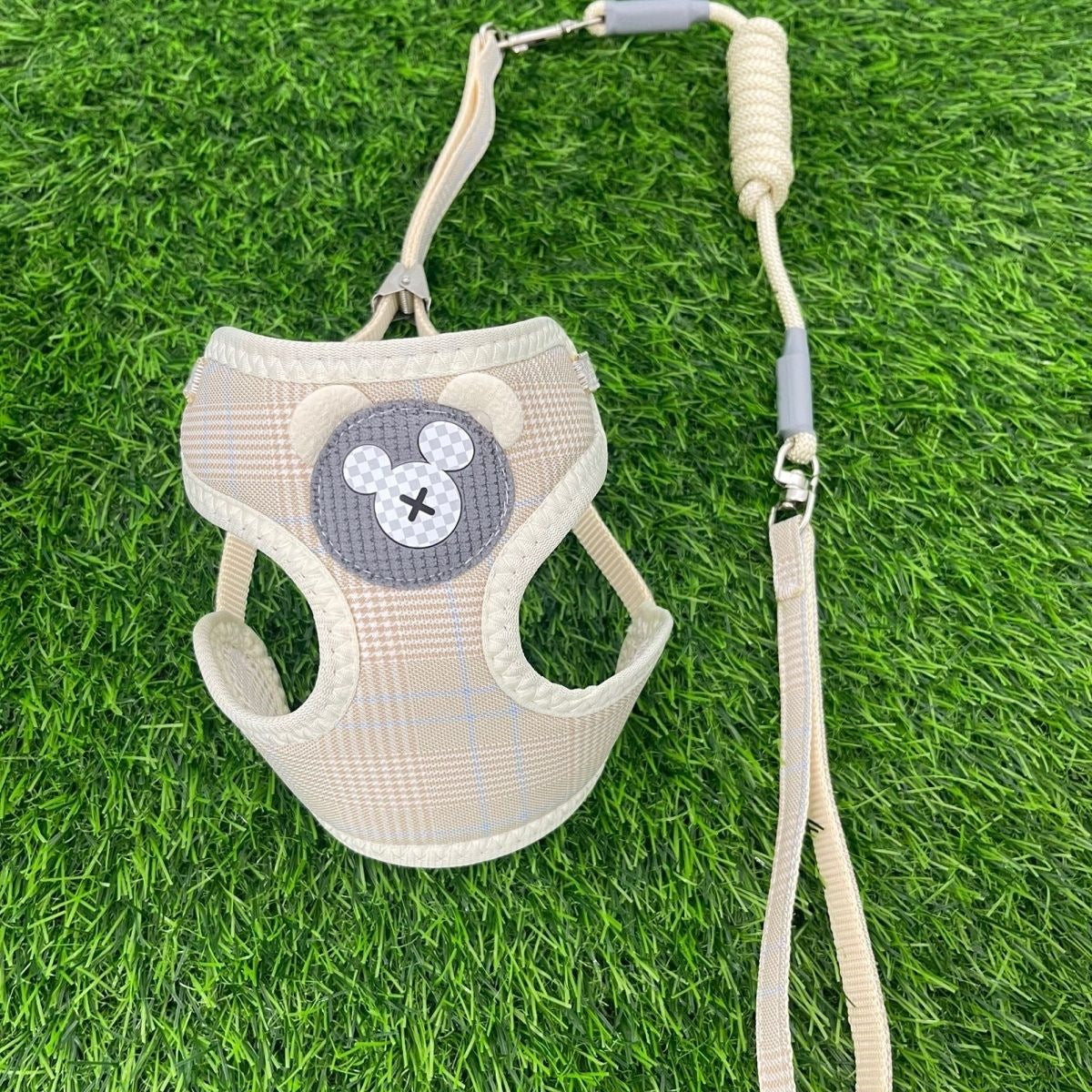 犬牽引ひもテディ小型家庭用ベストペット外出調節快適伸縮犬チェーン胸ストラップ メガ割ワンピースパンツトートバッグ