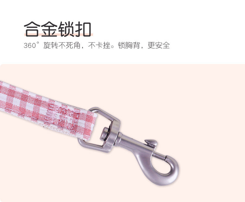 簡単装着 ハーネスリードセット リード 犬 シンプル お出かけ 軽量 2点セット ペットハーネス 48 リーシュ ペット用品 ネコ用ハーネス 犬用 胴輪 犬用ハーネス お散歩 小型犬 おしゃれ 猫用