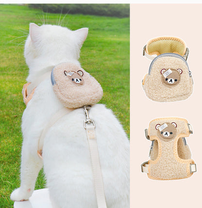 犬用 ペットハーネス ハーネスリードセット お出かけ 犬 2点セット リード ペット用品 軽量 ハーネス 142 胴輪 中型犬 簡単装着 ネコ用ハーネス 小型犬 猫用 リーシュ 犬用ハーネス おしゃれ