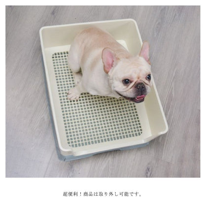 新型引き出し犬用トイレ! 犬用トイレ 犬トイレ 犬 トイレ トイレ本体 犬のトイレ トイレ容器 トレーニング Lサイズ おしゃれ ペットトレー 室内