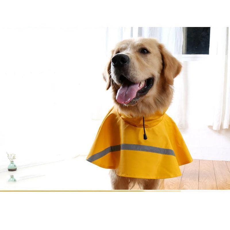 商品 犬用レインコート 犬服 レインコート 中大型犬反射テープ付き 梅雨 雨具 ポンチョ カッパ 雨の日のお散歩に ペット服