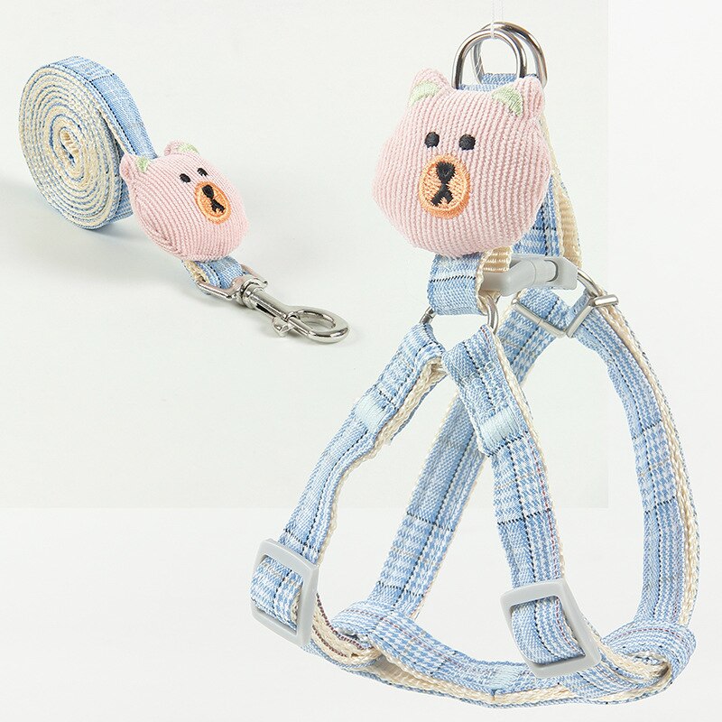 選べる福袋2025-ペット ハーネス リード ２点セット ドッグウェア 胴輪 犬用 犬服 お洒落 シンプル ペット用品