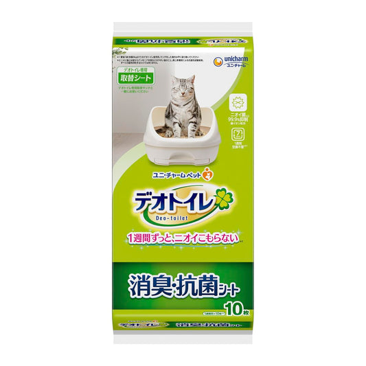 1週間消臭・抗菌デオトイレ取替専用消臭シート10枚×4袋