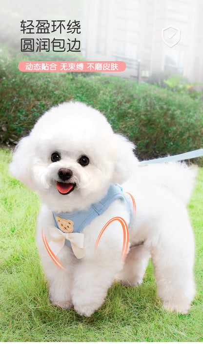 お出かけ 猫用 ハーネス 軽量 ペット用品 簡単装着 犬 ペットハーネス お散歩 小型犬 犬用ハーネス 中型犬 2点セット おしゃれ 51 リーシュ ハーネスリードセット 胴輪 ネコ用ハーネス リード