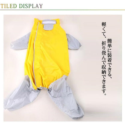 犬服 ドッグウェア レインコート大型犬向け フード付き カッバ 雨具 雨合羽 雨ガッパ 春 夏 秋 冬 合羽 防水 梅雨 ポンチョ 大型犬 大きい