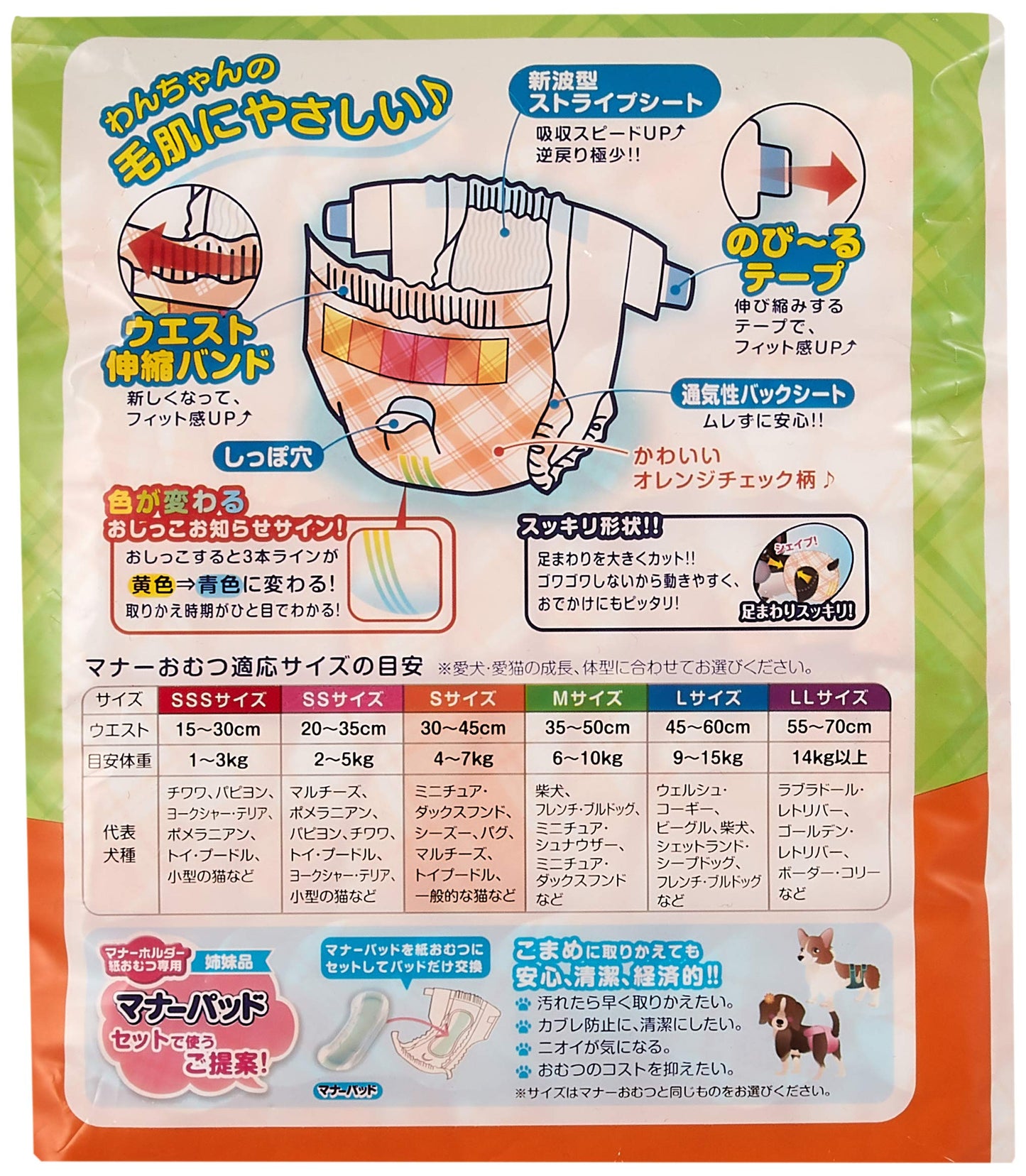 Pone P.one マナーおむつのび~るテープ付き S 24P
