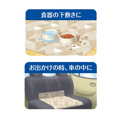 <a href="https://www.qoo10.jp/gmkt.inc/Search/brand.aspx?brandno=124384" target="_blank" class="title_brand" id="btn_brand" title="デオクリーン">デオクリーン</a>【防水】デオクリーン 床を汚さない防水シート 10枚 [犬用トイレシート/猫用トイレシート]【大容量】