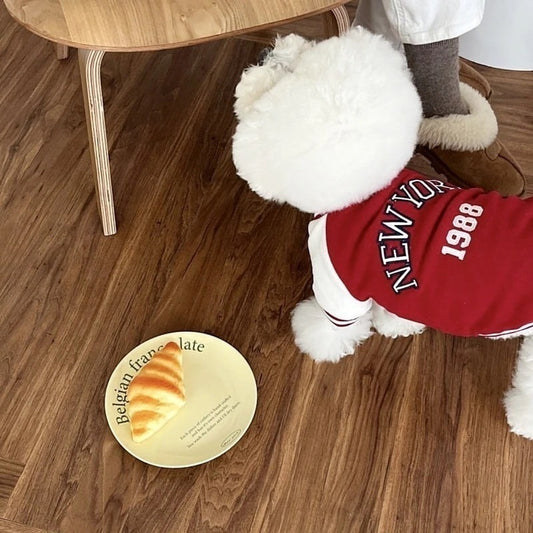 ペット服 犬の服 犬猫服 野球服 テディビーベア ヨークシャー 小中型犬 服 快適 ペット用品 犬用品 散歩 防寒 秋冬服