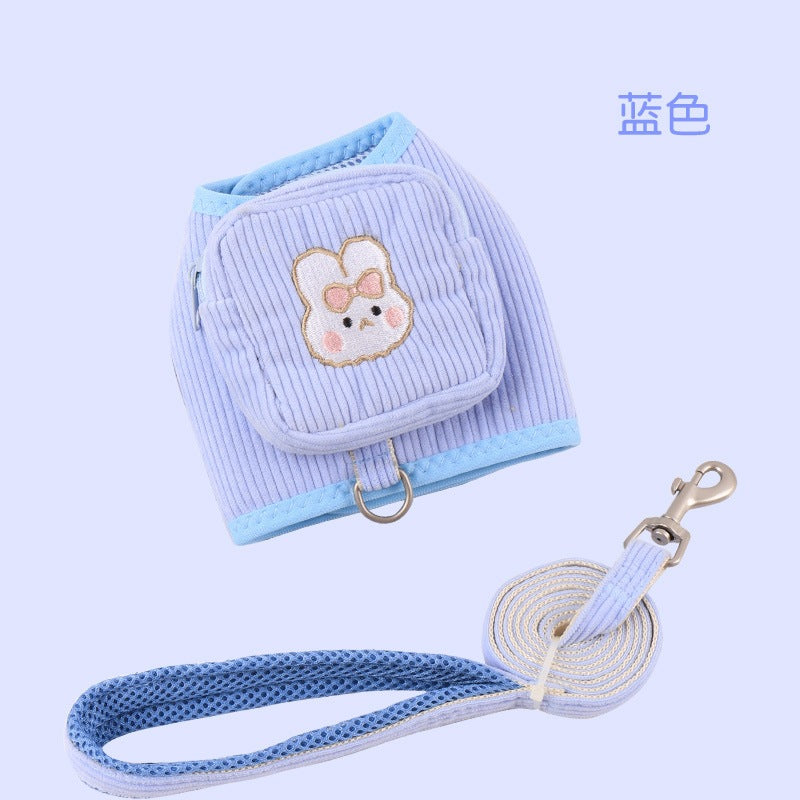 ペットハーネス ネコ用ハーネス 軽量 ハーネスリードセット 106 お出かけ お散歩 犬 ペット用品 胴輪 2点セット ハーネス 中型犬 犬用ハーネス 猫用 簡単装着 犬用 リーシュ 小型犬 シンプル