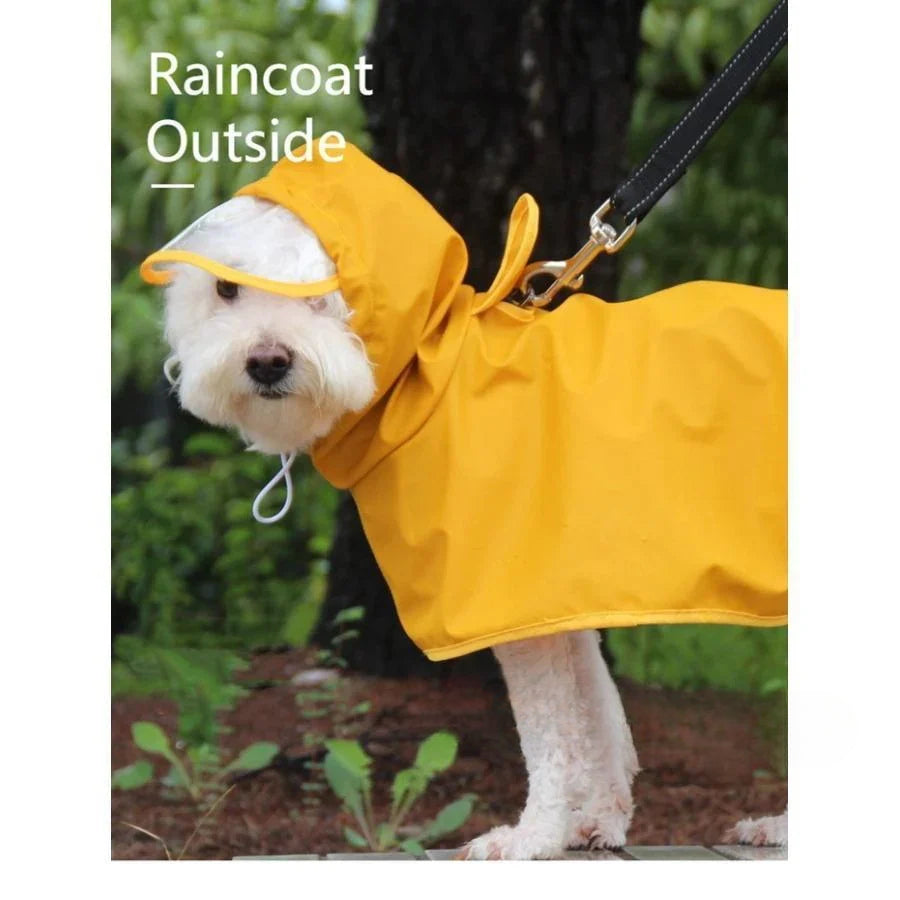 ペット用 レインコート ポンチョ 犬用合羽 カッパ 防水 防塵 梅雨対策 雨の日 お散歩 お出かけ 小型犬 中型犬 帽子付 通気 防水 耐久性 快適 防風