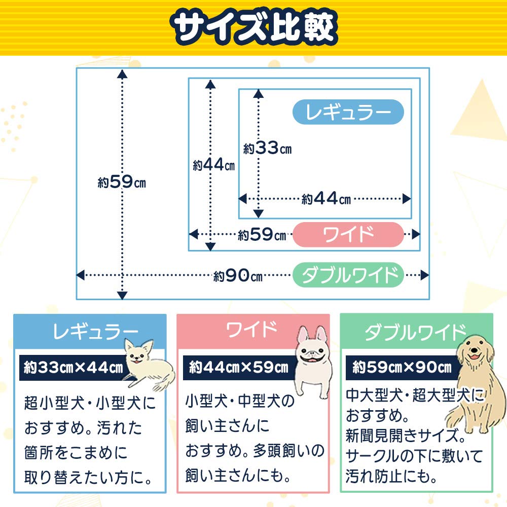 アイリスオーヤマ ペットシーツ 超薄型 ホワイト ワイド100枚