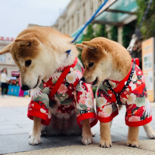 和柄 犬 服 トップス 犬の服 あったか 秋 冬 超小型犬 小型犬 中型犬 猫 ペット 犬用 お散歩 可愛い メール便