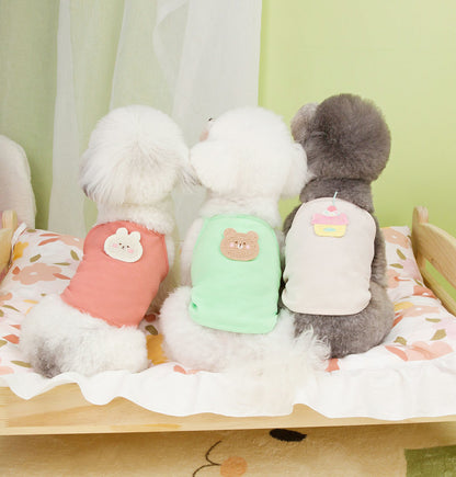 [犬 服]犬 洋服 ins人気商品 ペットの服小型犬新しい猫ベスト犬服夏薄いサスペンダー