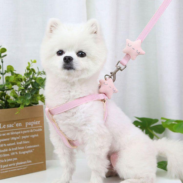 新商品プロモーション，数量限定 犬　ハーネス リード ２点セット ペット用品 小型犬 猫 全３色 S ( 4kg以内 ) M ( 8kg以内 ) ハーネス 胴輪 サイズ調節可 ペットの負担軽減犬　ハ
