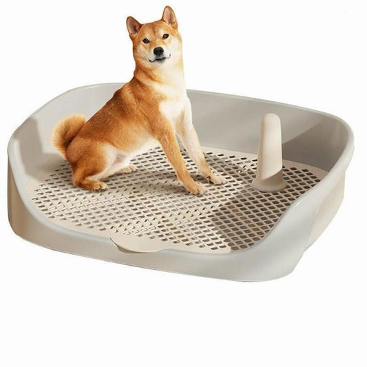 犬 トイレトレー 犬 トイレ ワイド 保護掃除が簡単 ペットトイレ トレーニングトイレ 新入庫 メッシュトレ メッシュトレー 犬トイレトレー 柱付き 訓練しやすい 飛び散