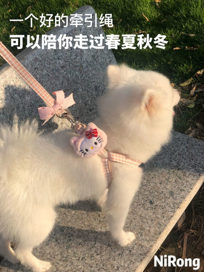 メガ割犬牽引ロープベスト式アニメ屋外散歩犬牽引ロープ小型中型犬犬チェーン犬ロープテディ博美973