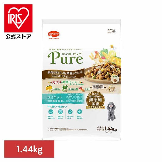コンボピュアドッグダイエット1.44kg 1011336 日本ペットフード株式会社