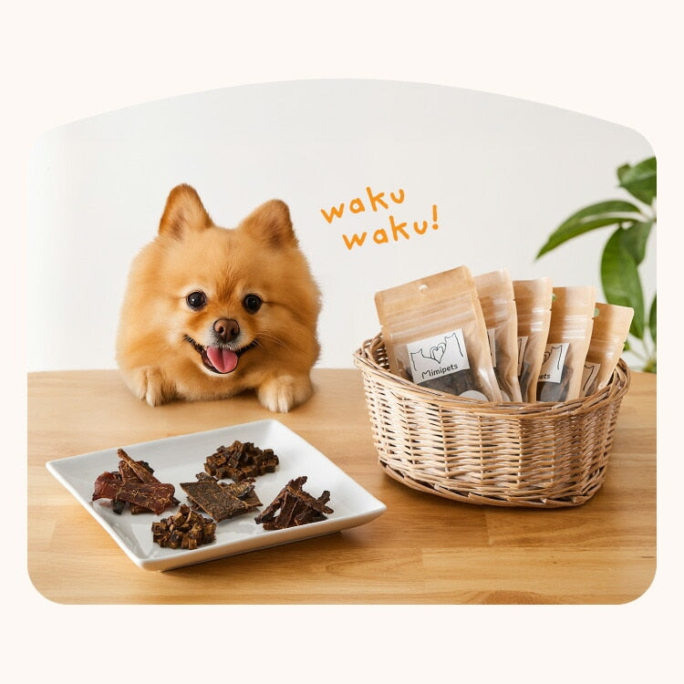 【お肉5点セット】 犬用 おやつ 食べ切りサイズ 無添加 お肉 日本製 国産 犬用おやつ ご飯 ご褒美 トリーツ トッピング 素材系 肉 mimipets オリジナル 犬 小型犬 室内犬 ペット(代引