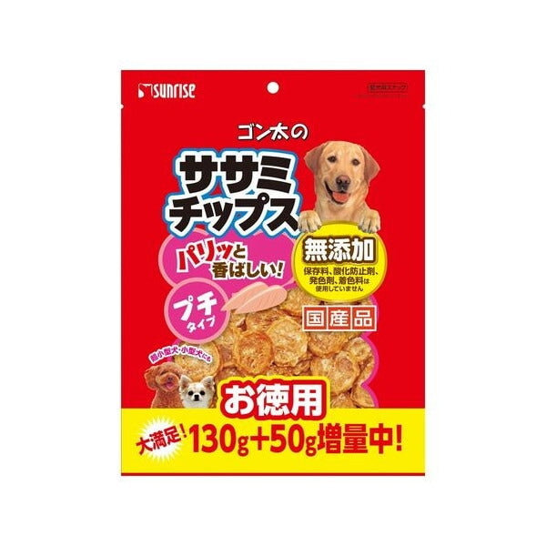 <a href="https://www.qoo10.jp/gmkt.inc/Search/brand.aspx?brandno=26472" target="_blank" class="title_brand" id="btn_brand" title="マルカン">マルカン</a>ゴン太のササミチップス プチタイプお徳用