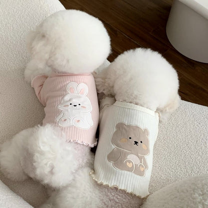 [犬 服]犬 洋服 ins人気商品 夏の薄いペット犬服小さな子犬の夏のTシャツ