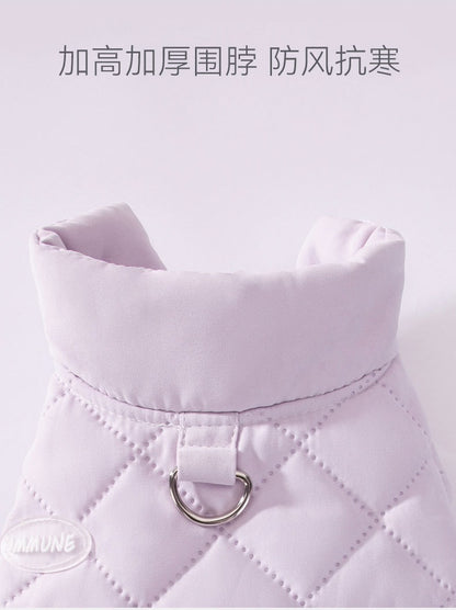 犬服 ワンちゃん服の保温ポケットはベストの子犬の両足を牽引し猫の服を厚くすることができる
