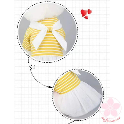 新品 大人気 ペット 服 安い 犬 春 夏 秋 ボーダー ワンピース フリル かわいい 可愛い ハイブランド 猫 ドッグウェア
