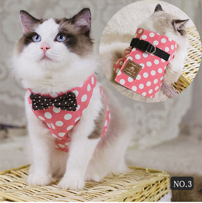 ペット用品猫用ハーネス＆リードのセット S M L