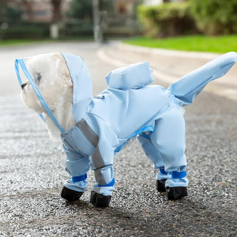 ペット用品 アニメ 防水 ペット用レインコート 四肢を完全に覆うレインコート 小型犬から中型犬まで 雨の日のお出かけ 犬の服 夏用