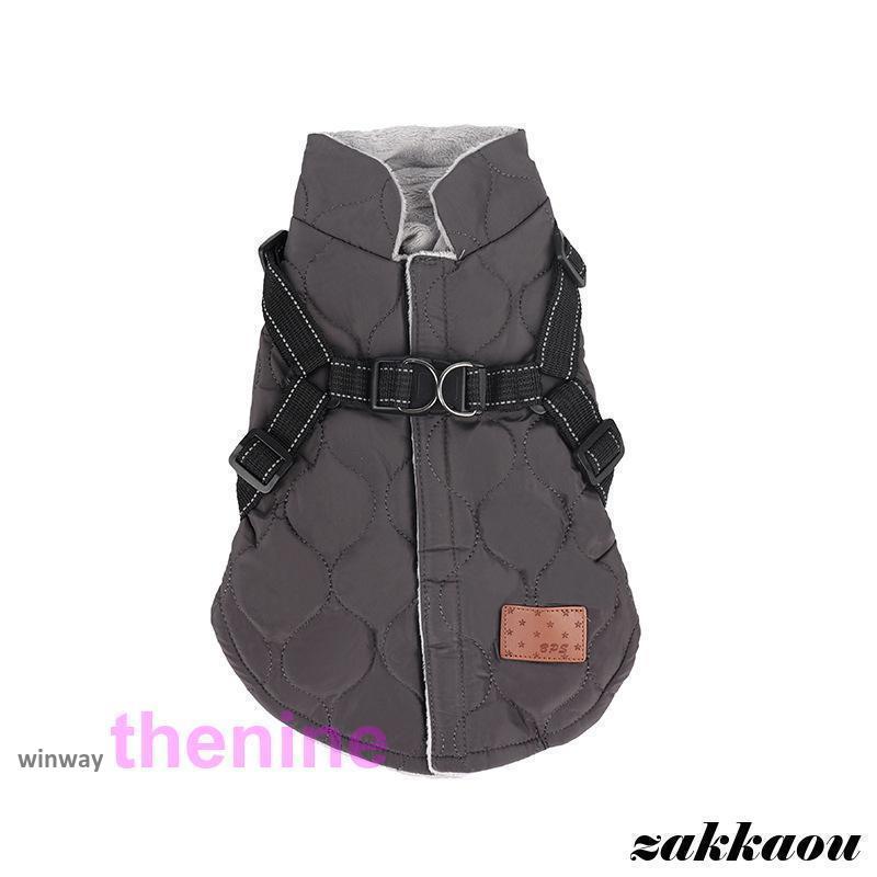 犬 服 ジャンパー 犬の服 ハーネス一体型防寒ジャンパー ドッグウェア ジャケット 小型犬 中型犬 秋 秋服 冬 冬用 冬服 秋冬 おしゃれ アウター コート お出かけ