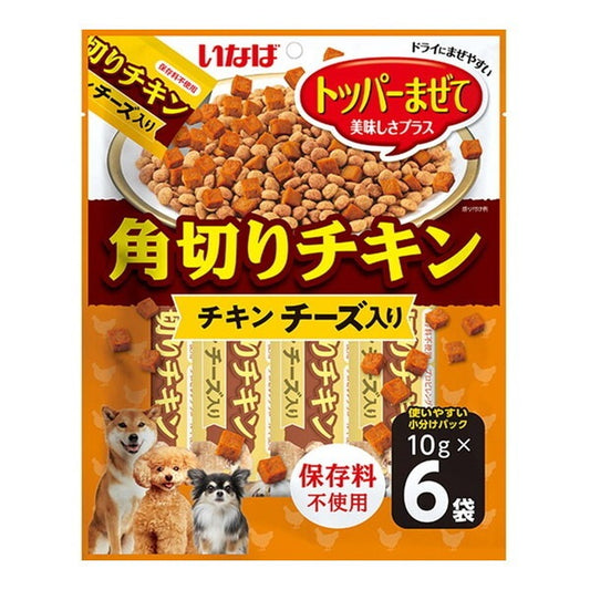 <a href="https://www.qoo10.jp/gmkt.inc/Search/brand.aspx?brandno=77771" target="_blank" class="title_brand" id="btn_brand" title="いなばペットフード">いなばペットフード</a>角切りチキン チーズ入り 10g×6袋
