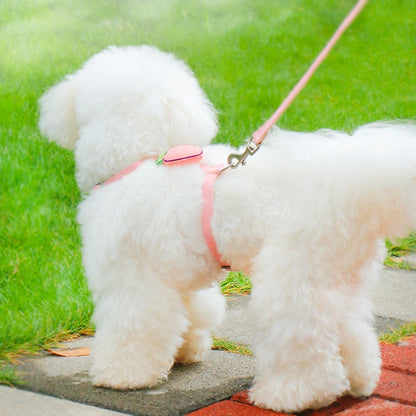 ペットハーネス シンプル 犬用 ハーネス 中型犬 ハーネスリードセット 犬 小型犬 ネコ用ハーネス リード 簡単装着 2点セット お散歩 猫用 犬用ハーネス リーシュ ペット用品 おしゃれ 胴輪 お出