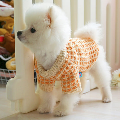 犬 服 犬の服 ニット 秋冬 ドッグウェア セーター 猫服 おしゃれ 防寒 暖か 保温 中型犬 小型犬対応 お散歩 可愛い クリスマス トイプードル