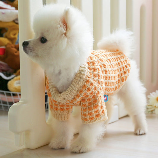 犬 服 犬の服 ニット 秋冬 ドッグウェア セーター 猫服 おしゃれ 防寒 暖か 保温 中型犬 小型犬対応 お散歩 可愛い クリスマス トイプードル
