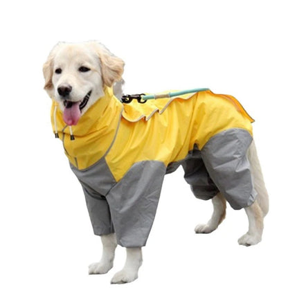 人気ペット マッキントッシュ 中型犬 大型犬 防水 4本足 マッキントッシュ 犬 フード付き マッキントッシュ