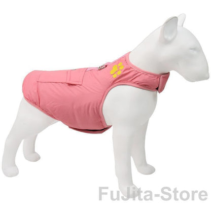 ペット服 犬服 ドッグウェア ダウンジャケット 防寒 秋冬 ワンちゃんの服 大型犬 中綿ジャケット 裏起毛 リバーシブル 冬 暖かい服 コスチューム 小型犬 中型犬