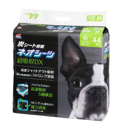 ネオ・ルーライフ ネオシーツ カーボン DX ペットシーツ ワイド 44枚入×4袋 全176枚 (ケース販売)