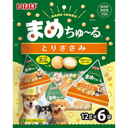 いなばペットフード">いなばペットフード</a>まめちゅ～る とりささみ 12g×6袋