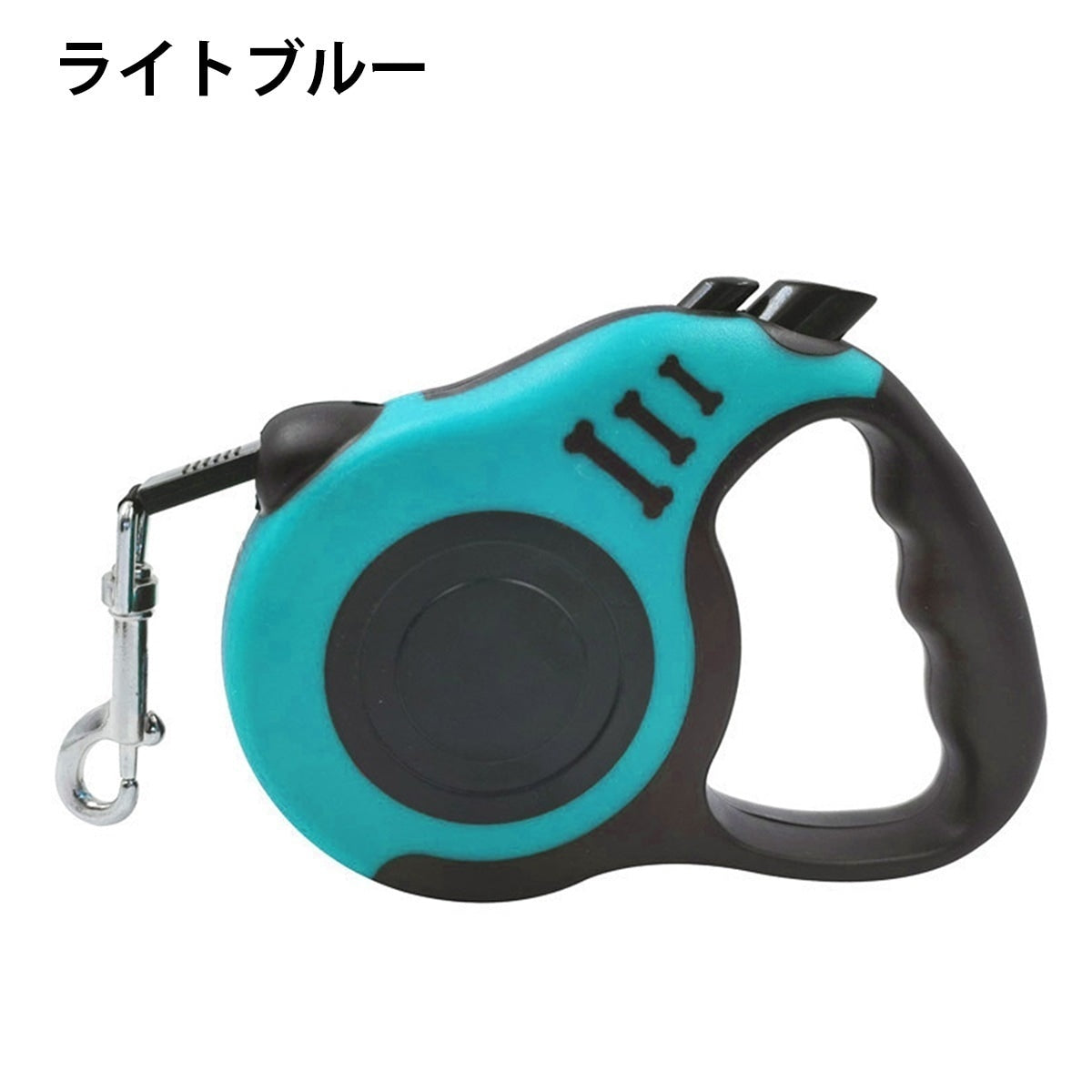 犬用リード 伸縮 自動巻き 丈夫 3m 犬 リード 小型 中型 フック付 コンパクト 長い 短い