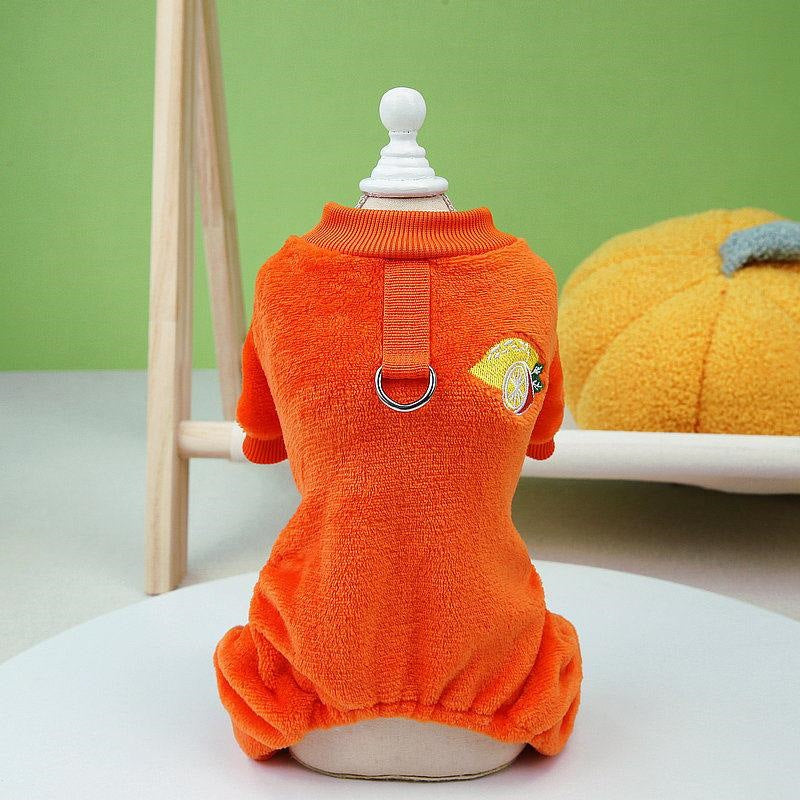 大人の魅力 犬服 ペットウェア 犬の服 厚手 Dカン付き ペット服 長袖トレーナー ペット用品 可愛い 暖かい 秋冬春 裏ボア 防寒 モコモコ ふわふわ 散歩